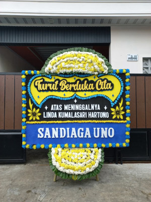 Papan Bunga Duka di Buniayu